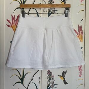 Forever 21 White Skater Mini Skirt